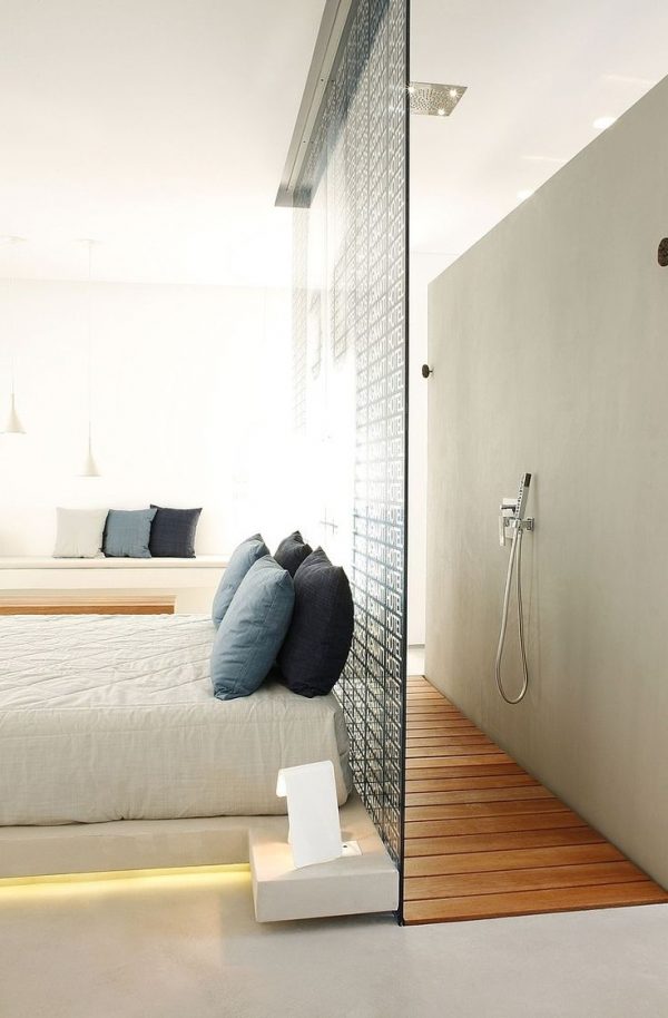 Nauwgezet buitenspiegel Nauwkeurigheid Badkamer en slaapkamer in één ruimte - THESTYLEBOX
