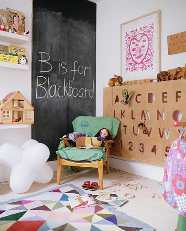Mobiliseren weerstand bieden Jong Schoolbord in de kinderkamer - THESTYLEBOX