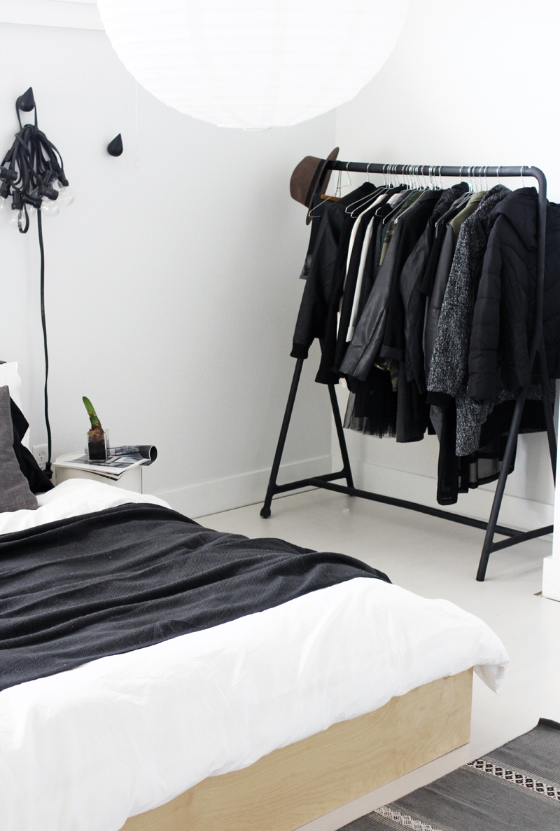 Einde bagageruimte Academie Zwart-wit slaapkamer - THESTYLEBOX