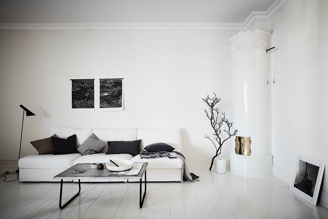 Zwart wit appartement THESTYLEBOX