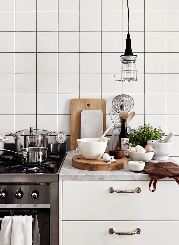 Zwart wit tegels keuken THESTYLEBOX